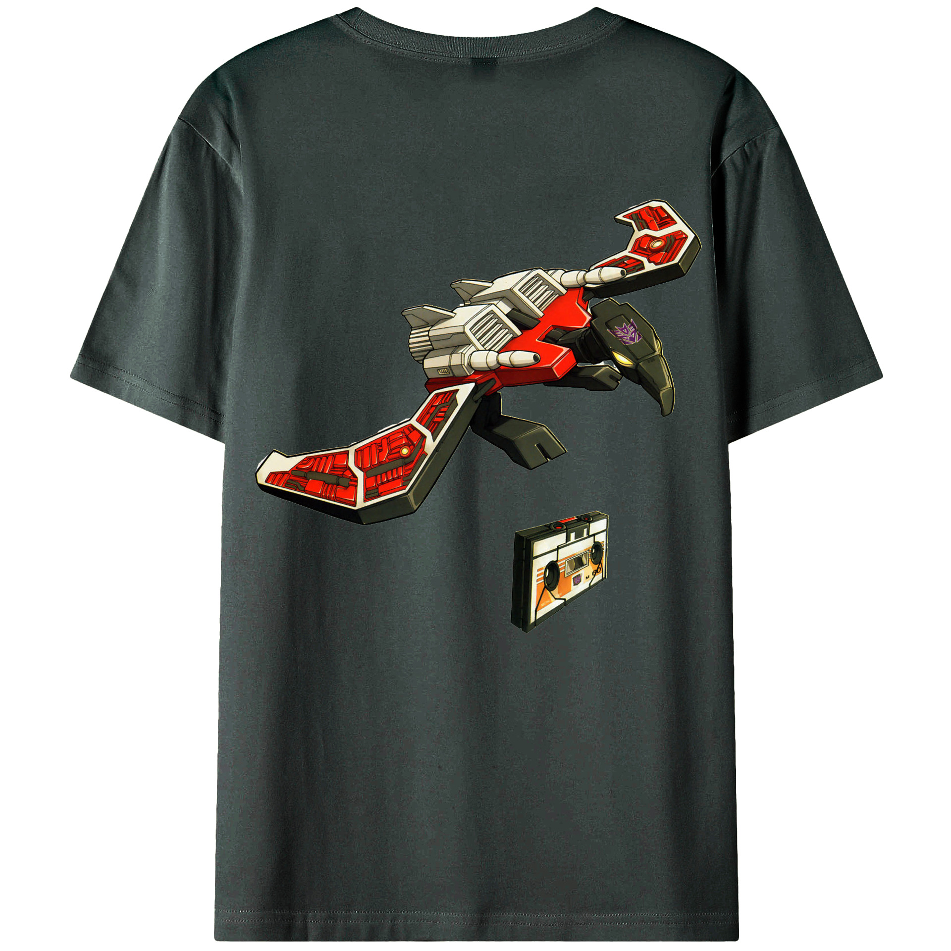 （画像用）  綿100％ メンズ半袖Tシャツ（バックプリント） 通気性